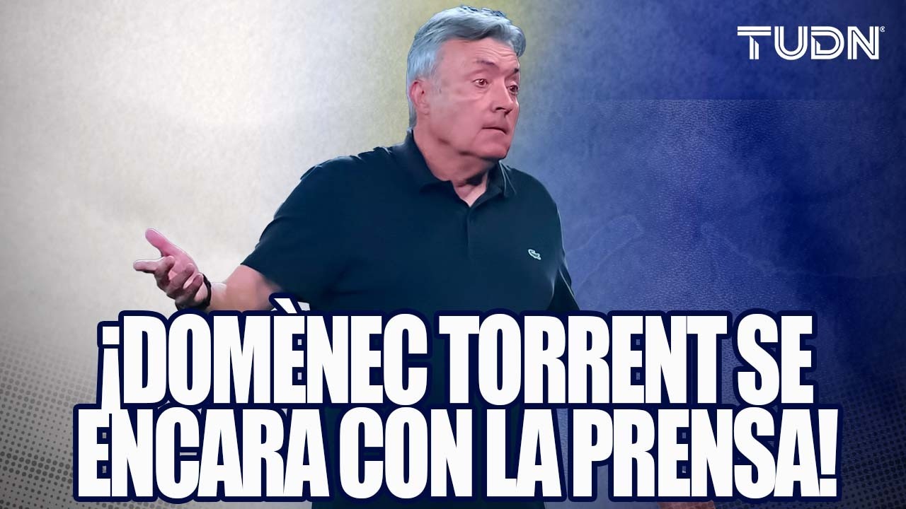 ¡ENCARÓ A LA PRENSA! Domènec Torrent SE ENGANCHA con un reportero | TUDN