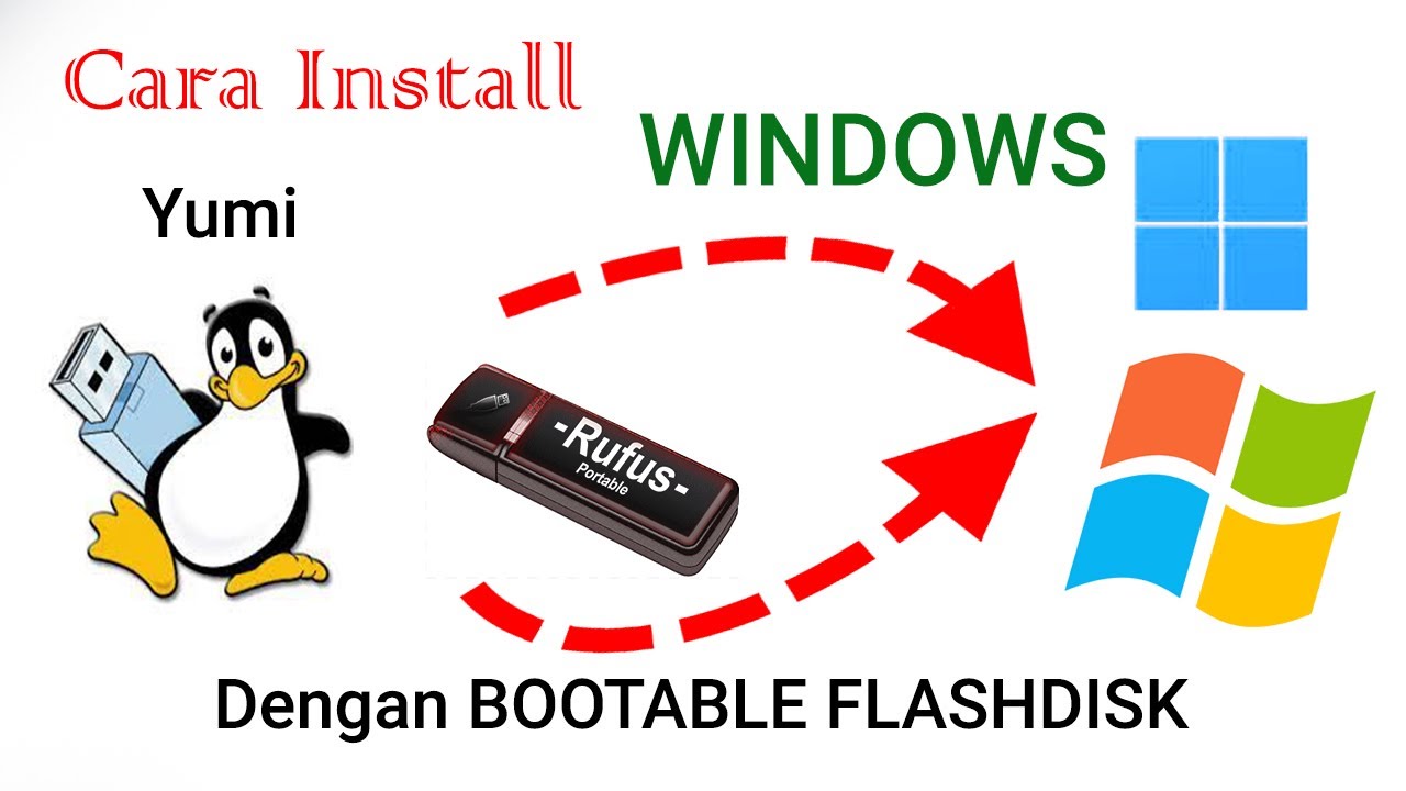 Cara Install Windows 10 menggunakan Bootable Flashdisk