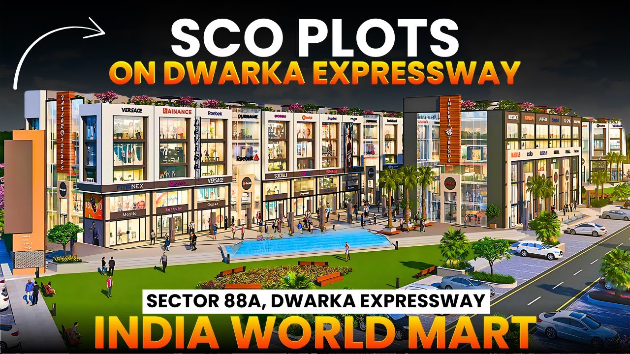 SCO Plots on Dwarka Expressway | India World Mart Sector 88A | SCO Plots in Sector 88, Gurgaon