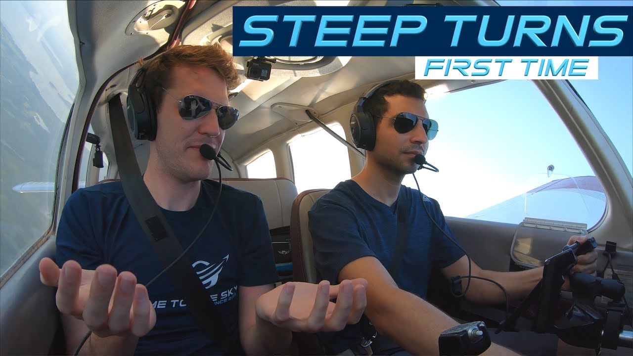 Steep Turns for the FIRST TIME| Emergency Procedure - ABCD