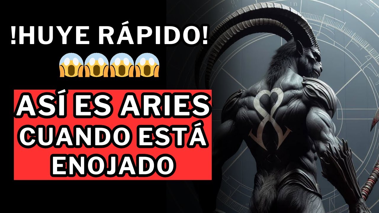 Así es ARIES cuando está ENOJADO 😱😱😱