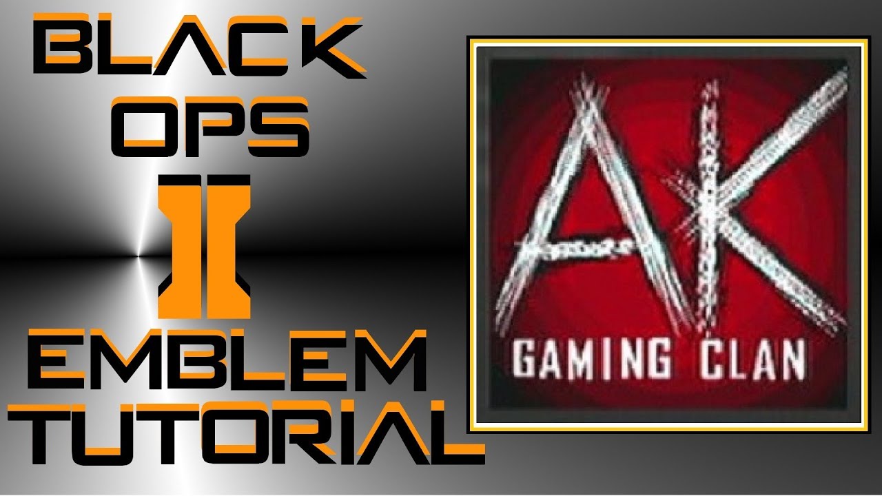 Call of Duty Black Ops 2 : Clan Request Emblem (AK Gaming Clan)