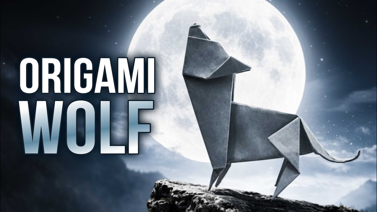 DIY Origami Wolf | How to Make Paper Animals