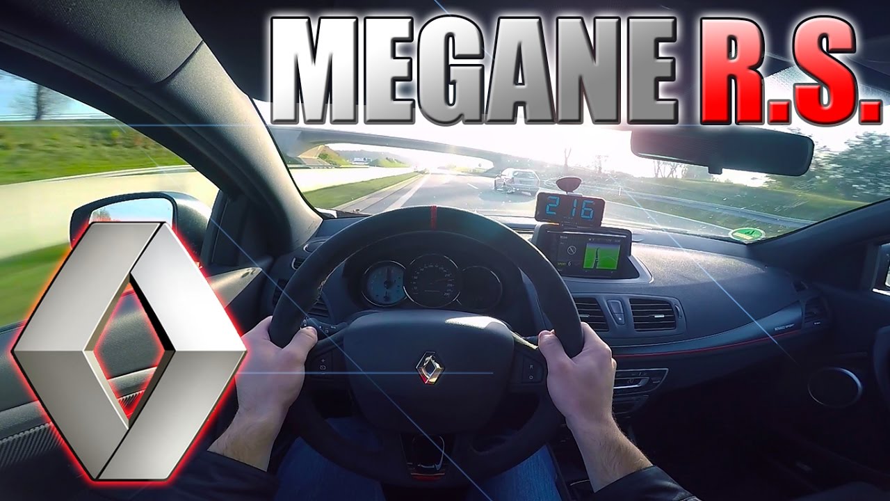 2016 Renault Mégane R.S. 275 Cup-S (0-235 km/h) POV- Autobahn Acceleration TEST ✔