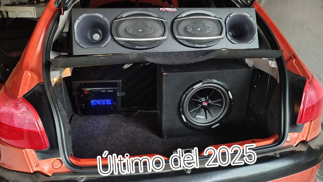 Un Peugeot 206 fue el último audio armado del año 