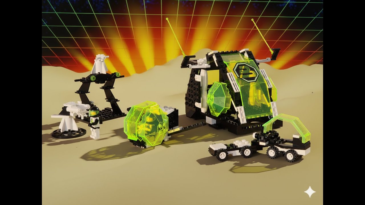 Lego Blacktron Intercept Command Outpost build instructions
