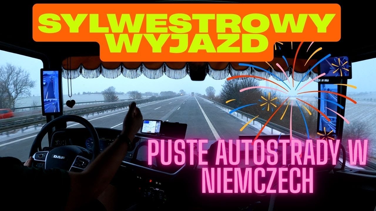 #175.1 Sylwester w trasie pierwszy raz życiu // Puste drogi i parkingi :)