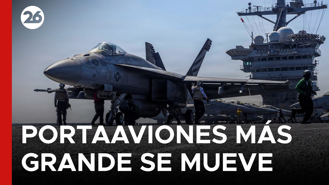 🚨 EL USS GERALD FORD SE MUEVE | El portaaviones más grande del mundo abandona Grecia