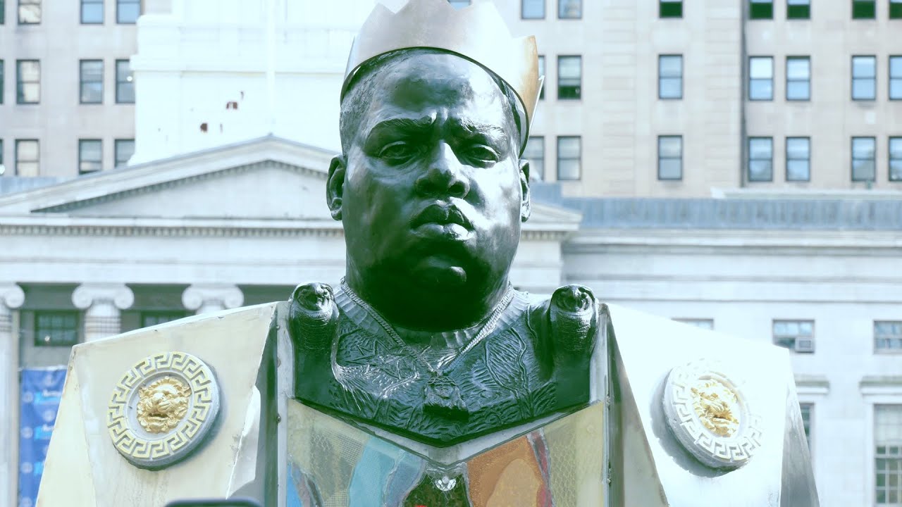 Brooklyn Borough President Antonio Reynoso Unveils Art Tribute to Biggie Smalls in Downtown Brooklyn