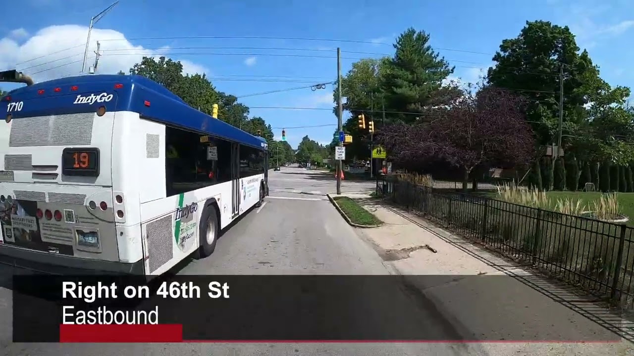 Route 19-Broad Ripple- Outbound