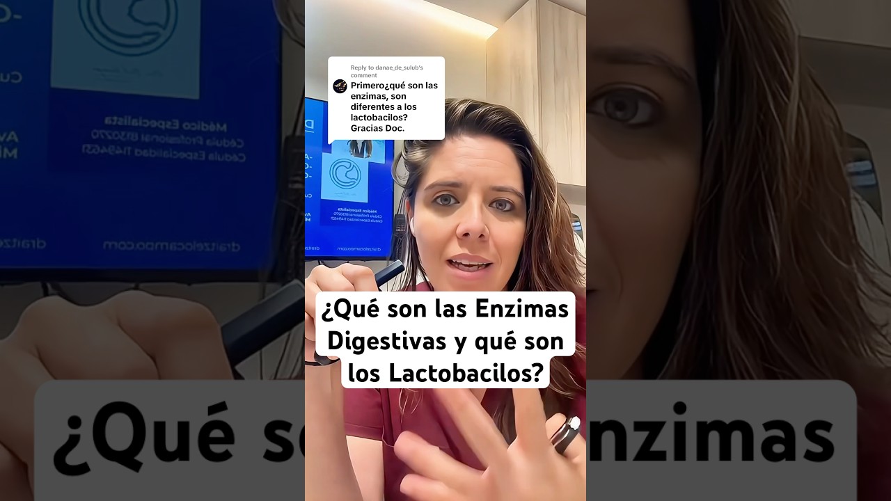 Hablemos de #enzimas digestivas y los #lactobacilos &iquest;Qu&eacute; son? #doctora #saludgastrointestinal