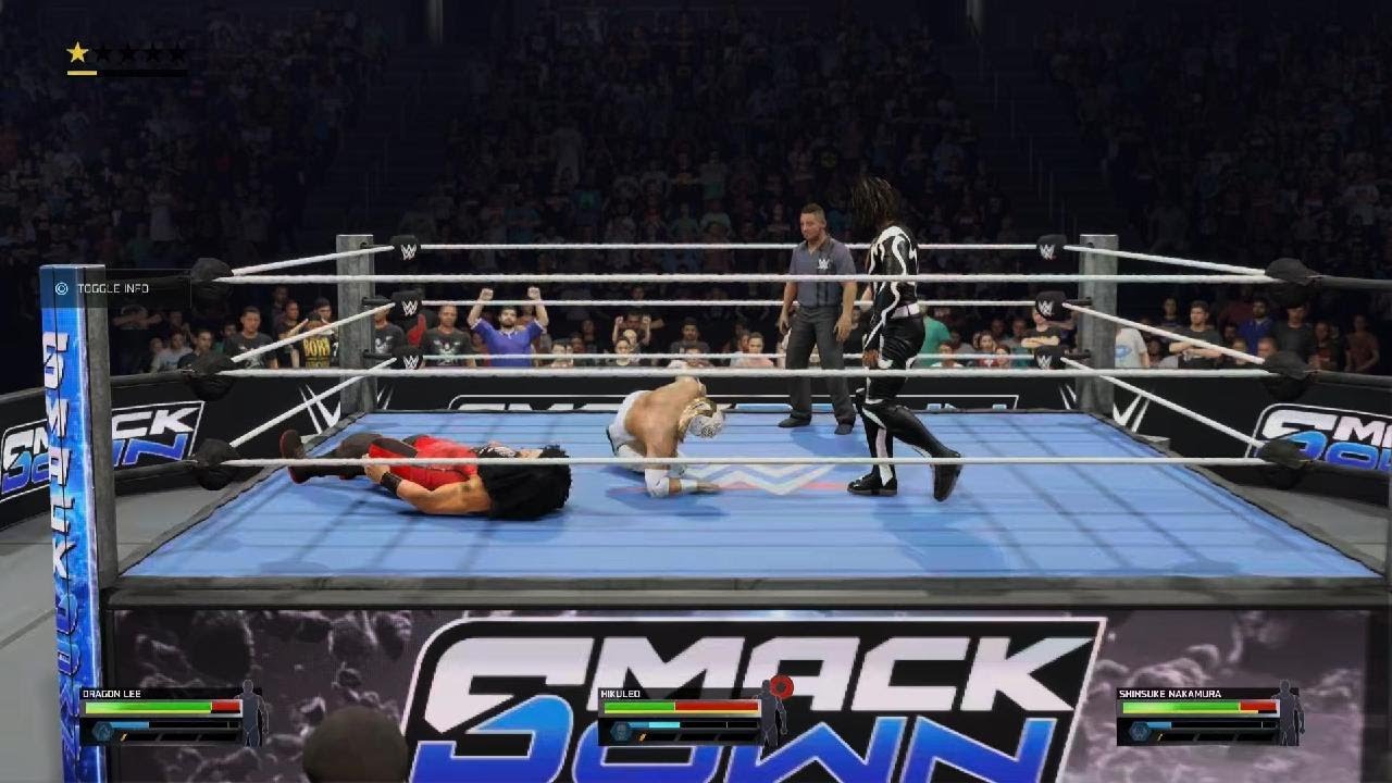 Dragon Lee vs Hikuleo vs Shinsuke Nakamura mitb qual