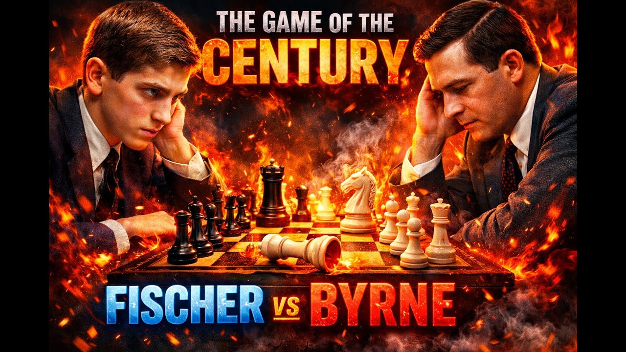 The game of the century | 13 Year old Bobby Fischer Vs Grandmaster Donald Byrne!