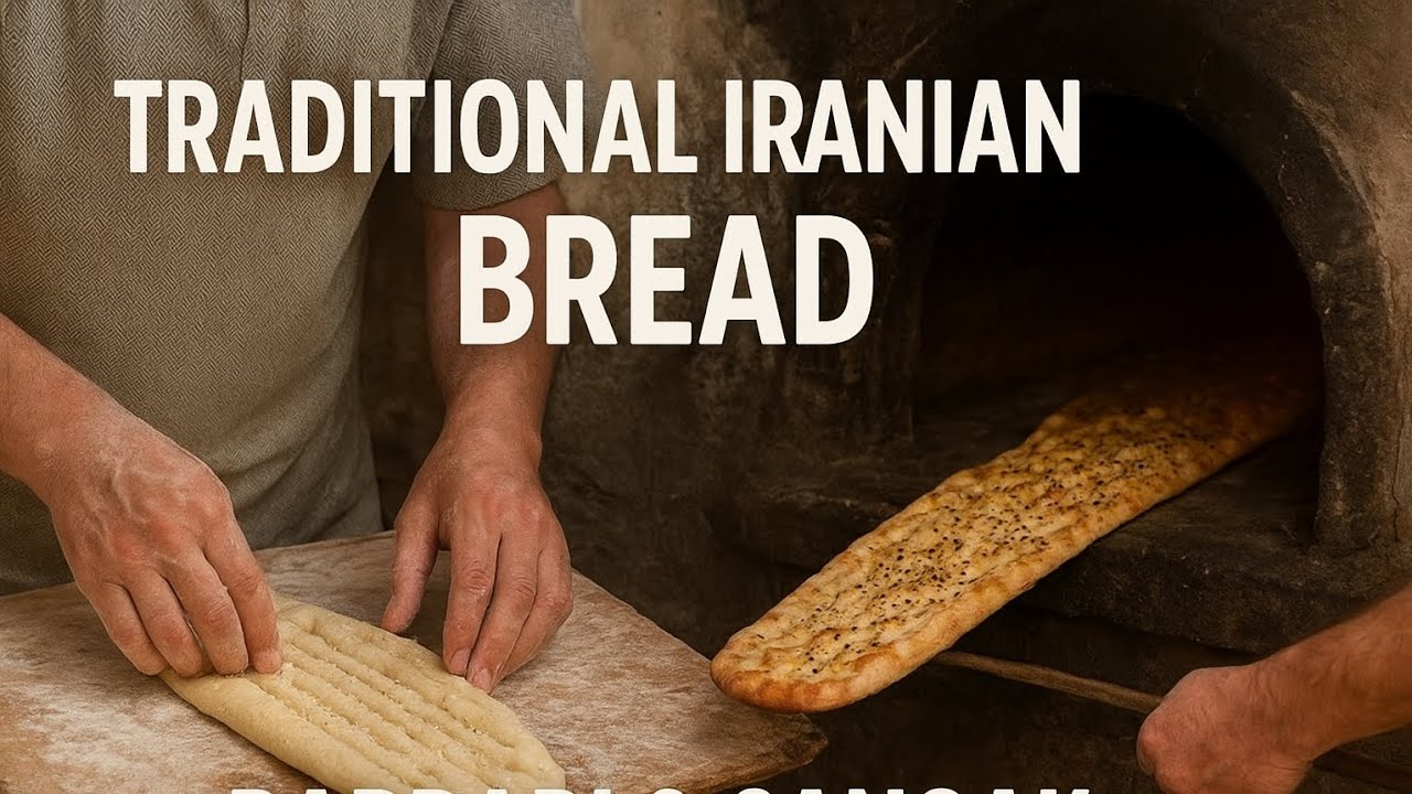 How Iranian Barbari & Sangak Are Made — Inside a Traditional Stone Oven Bakery!