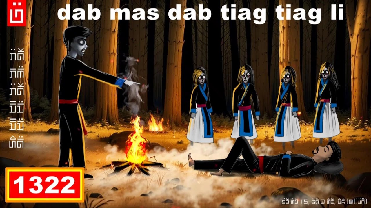 dab hais hmoob - 1322 - dab mas dab tiag tiag, ผีจรีงฯ, ghost ghost ghost