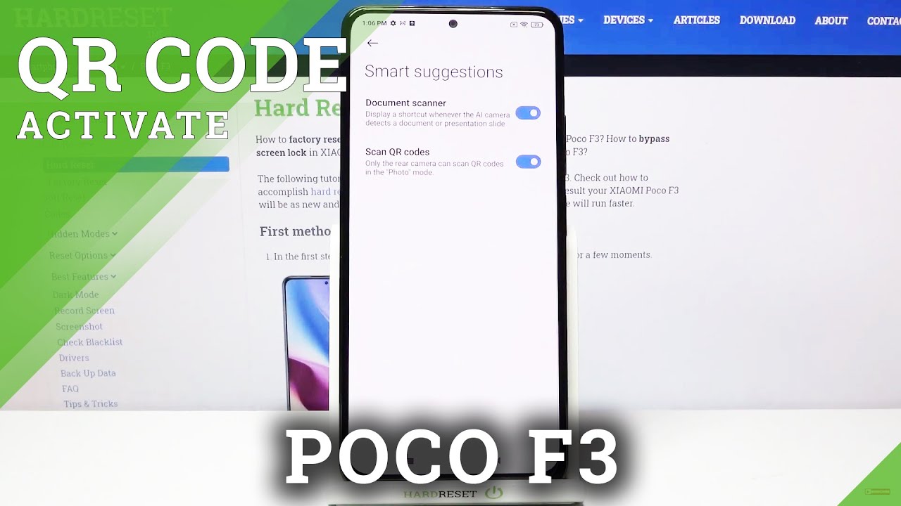 How to Allow Camera To Scan QR Codes on XIAOMI POCO F3 – Scan QR Codes
