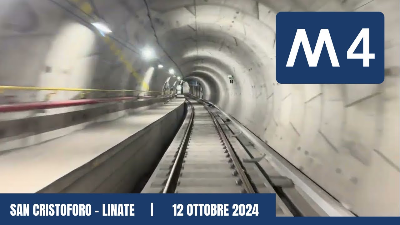 Viaggio inaugurale M4 San Cristoforo - Linate 12 ottobre 2024 cab ride