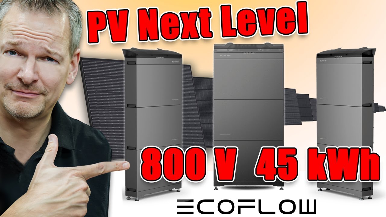 Balkonkraftwerk XXL? ECOFLOW Power Ocean PV System mit 800V Speicher & 45kWh!