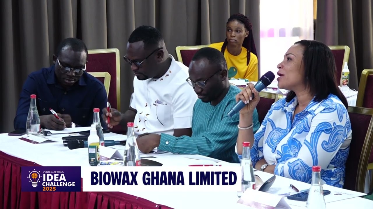 Vodec Africa Idea Challenge 25 Pitch  BIOWAX GHANA LIMITED