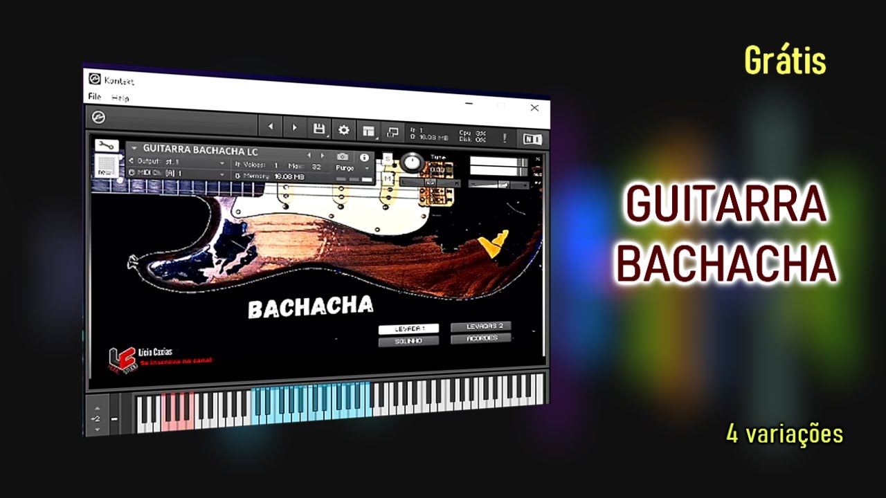 loop guitarra bachacha 4 variações (timbragem top)