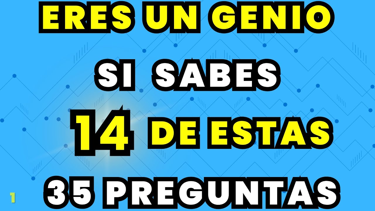 🧠 ¡SI ACIERTAS MÁS DE 14/35, PERTENECES AL TOP 3%! ⭐