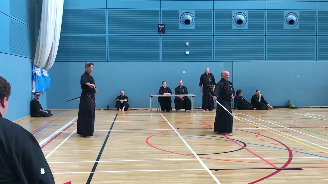英剣連 2025居合道全国大会 五段の部予選戦 グループ B 第三試合 Godan (5th Dan) 2025 BKA National Iaido Pool B Fight 3