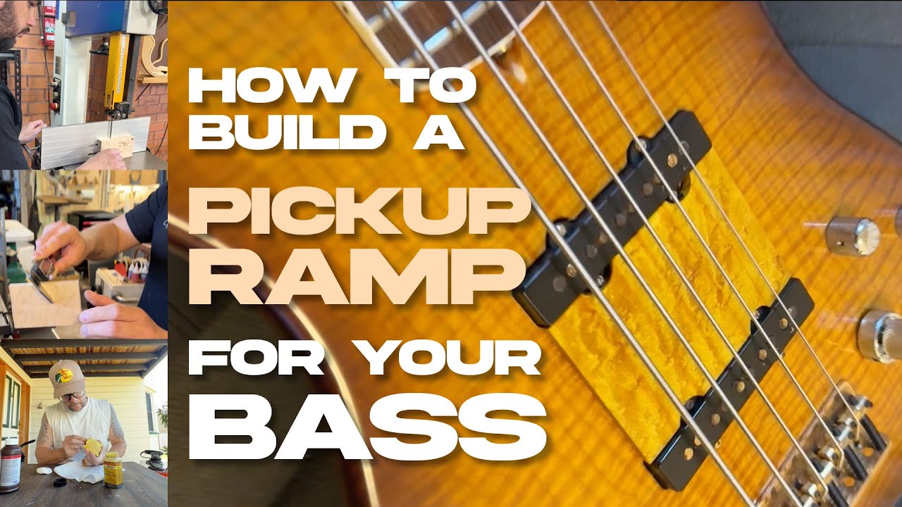 How to make a wooden pickup ramp for your bass