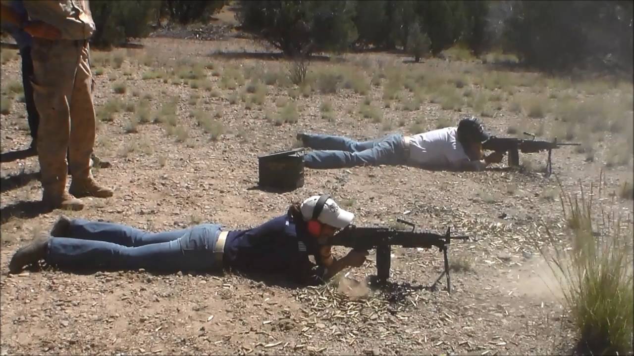 FN M249 SAW and MK 26 belt fed FULL AUTO Machine Guns