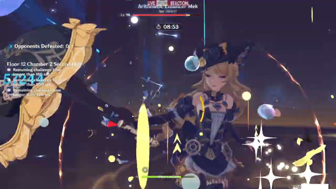 Genshin Impact Spiral Abyss v5.1.1 Floor 12 | Hu Tao Vaporize & Navia Vaporize [uncut]