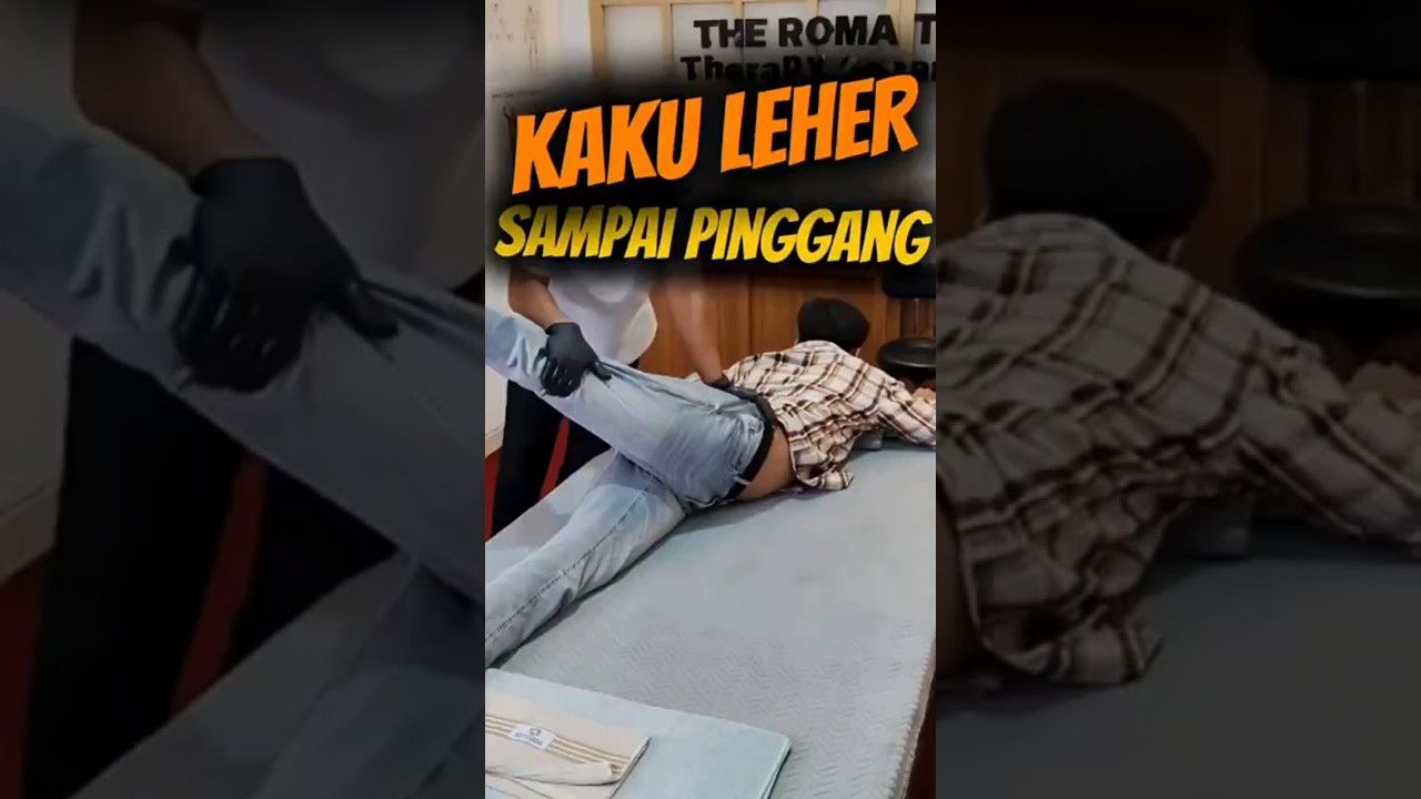Kaku leher sampai pinggang!!! wa : 081334874934 #mcosurabaya #syarafkejepitpinggang #terapisurabaya