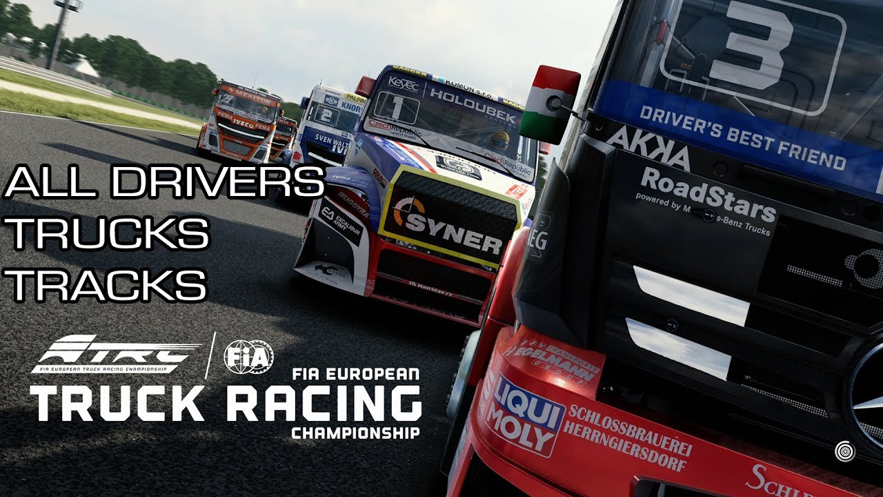 All Drivers, Trucks and Tracks from FIA European Truck Racing Championship Game