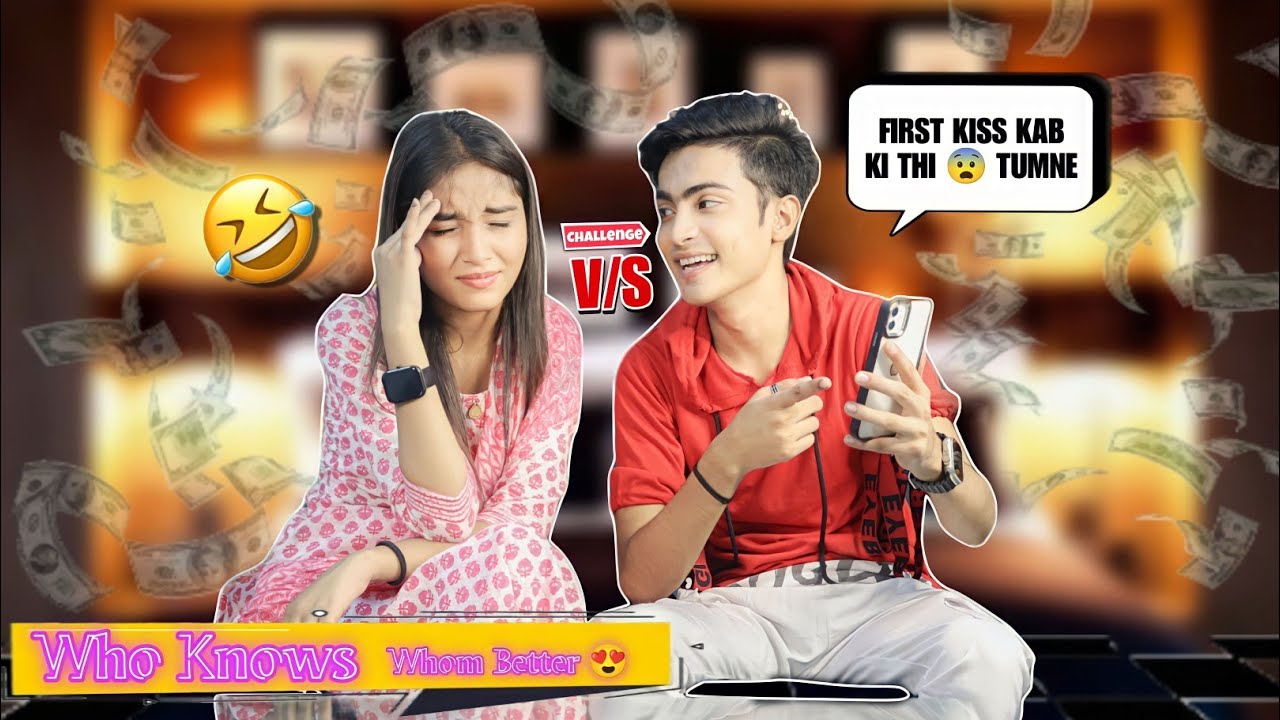 WHO KNOWS WHOM BETTER 🤩 RISHU V/S JUSTIN CHALLENGE COUPLE EDITION