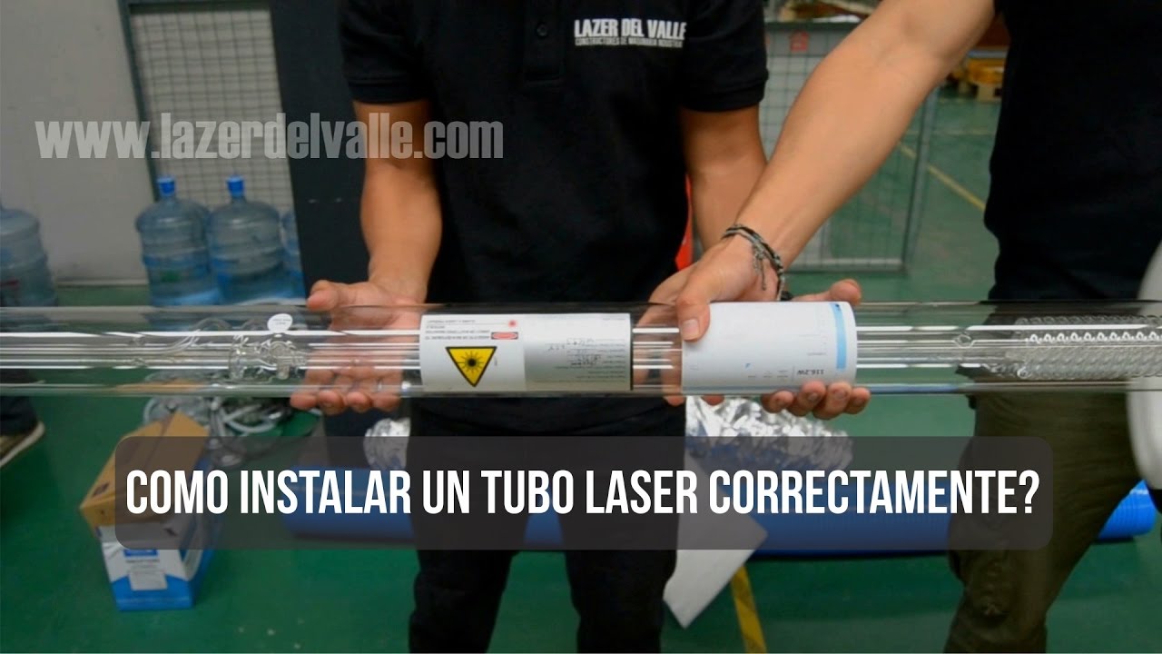 Como instalar un tubo CO2 de 130W en una maquina laser? tutoriales laser