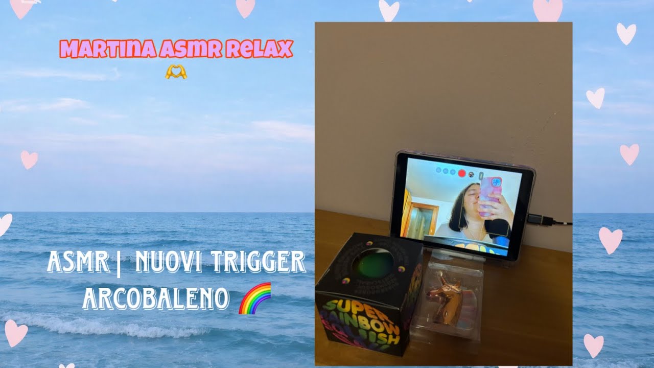 ASMR| Vi mostro i nuovi trigger color arcobaleno 🌈 