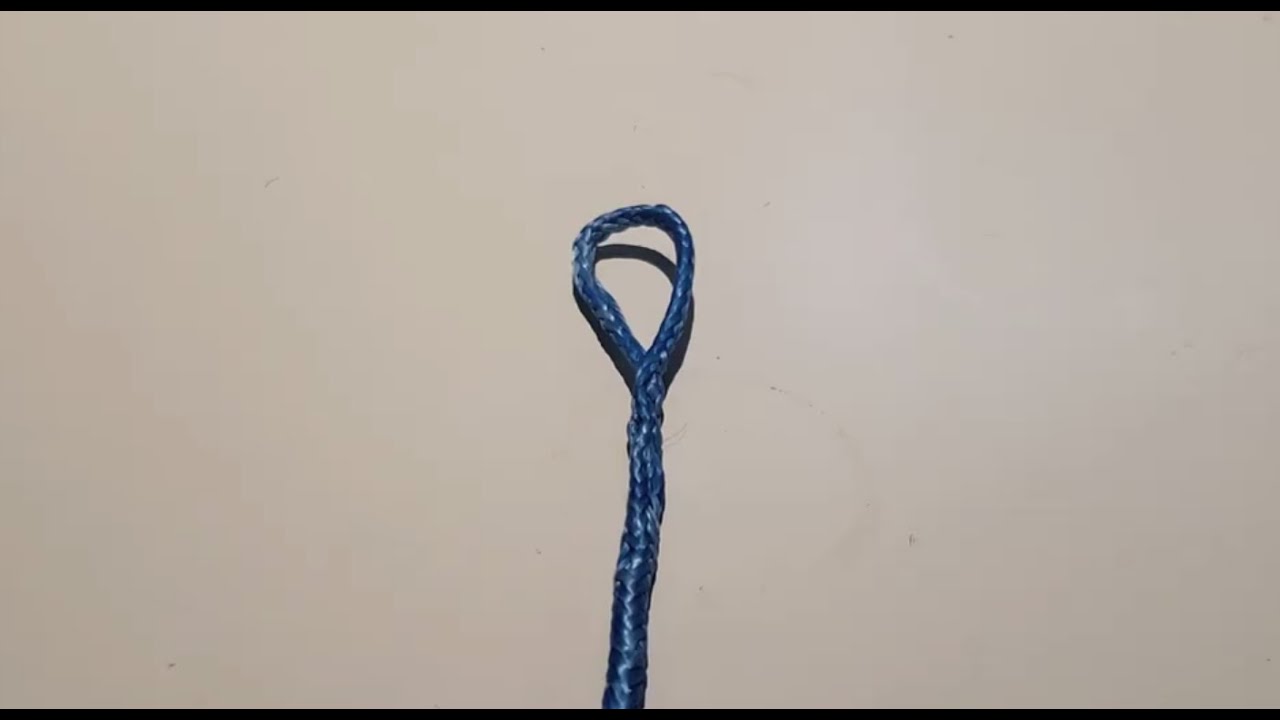 How to create an Eye Splice in a hang glider tow rope