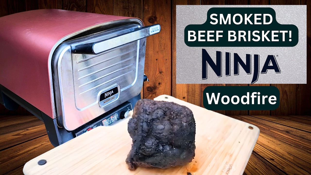 NINJA WOODFIRE Oven  | How To Smoke Beef Brisket!