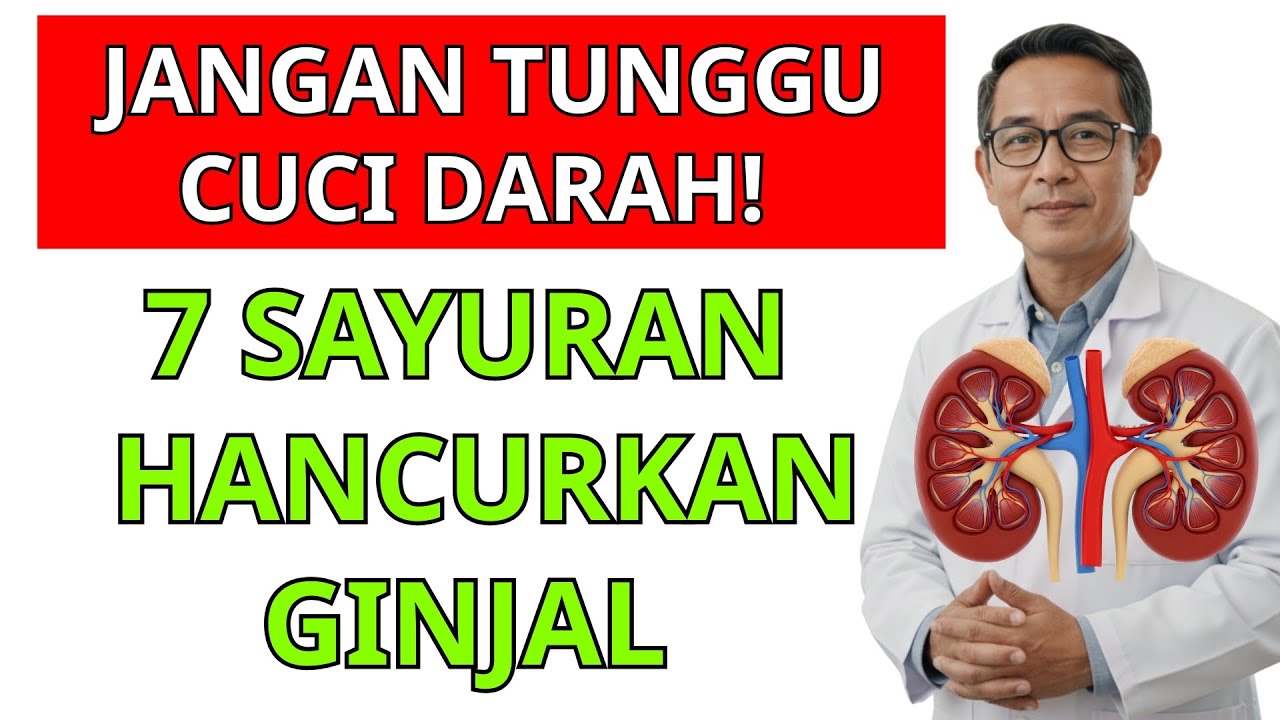 JANGAN TUNGGU CUCI DARAH❗ Banyak Orang Tertipu: 7 Sayuran Sehat Ini Rusak Ginjal