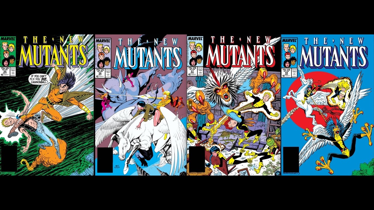 New Mutants 55-58 by Louise Simonson & Bret Blevins