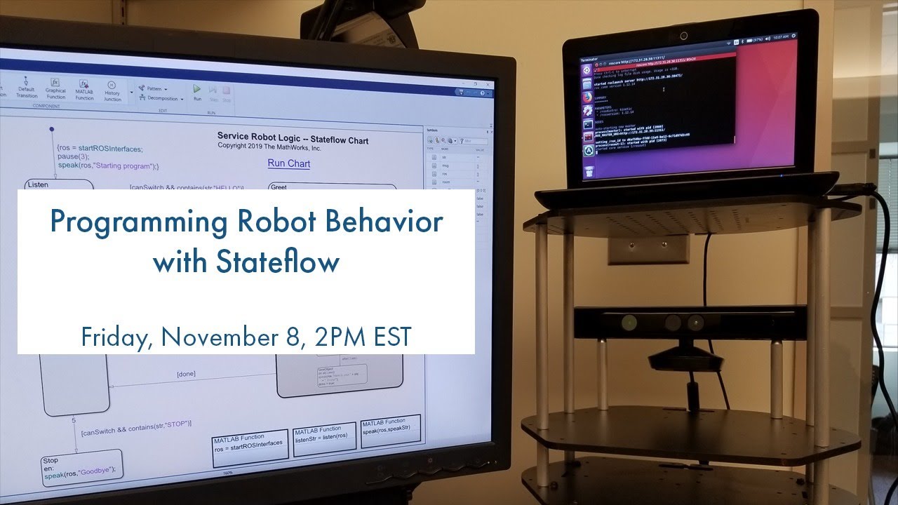 Programming Robot Behavior with Stateflow​ - Live!