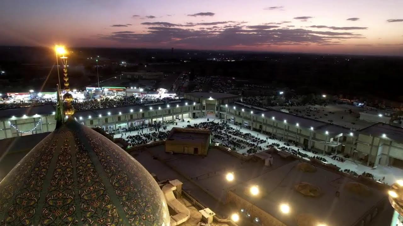 القرآن الكريم واذان المغرب من المرقد الشريف