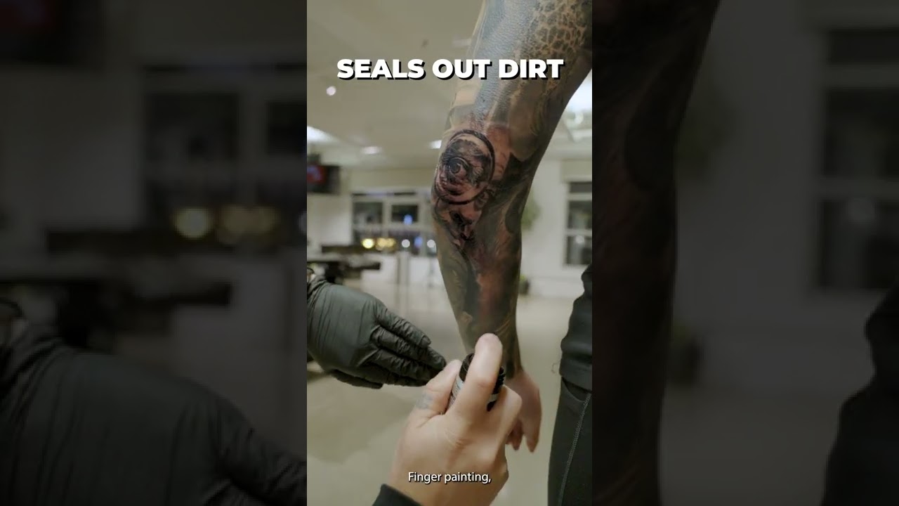 Carlos Torres talking about Ink Guard Spray on Bandage