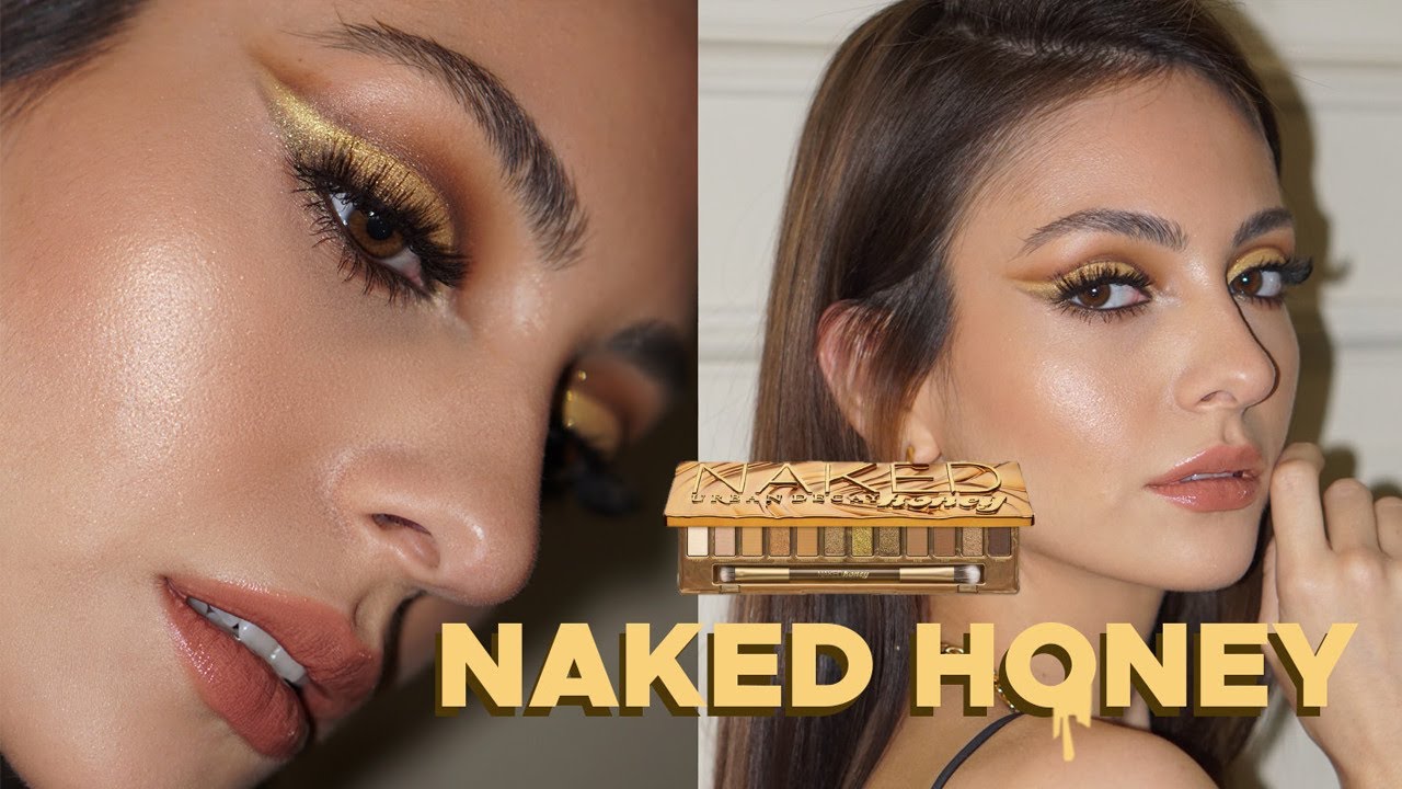 OTRA NAKED PALETTE? RESEÑA NAKED HONEY Y BASE STAY NAKED + MAQUILLAJE DORADO | Anna Sarelly
