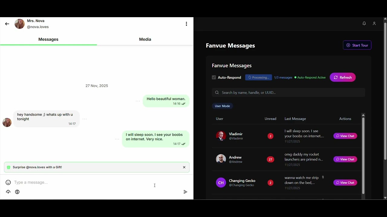 Fanvue AI Chatting: Live Testing (Vladimir Putin Edition)