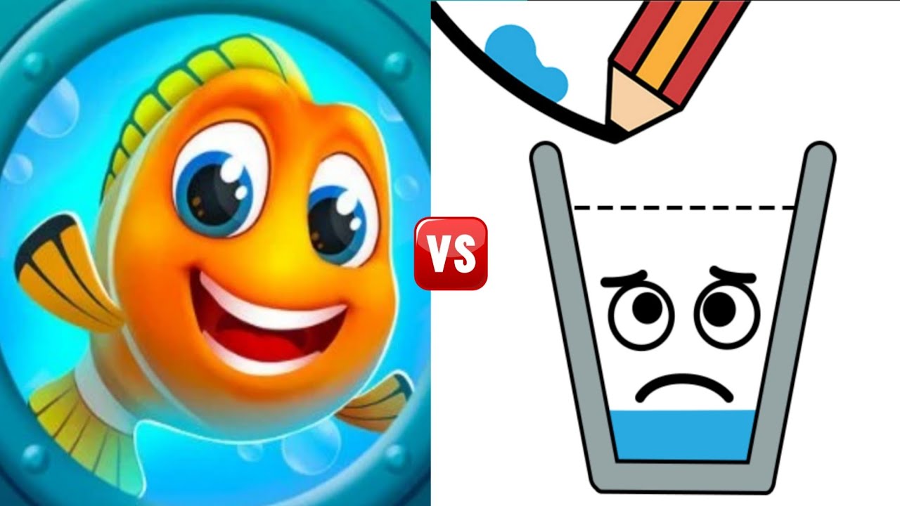 Happy Glass Puzzle VS Save The Fish Teaser Logic Puzzle Merge Double Gameplay Mix!