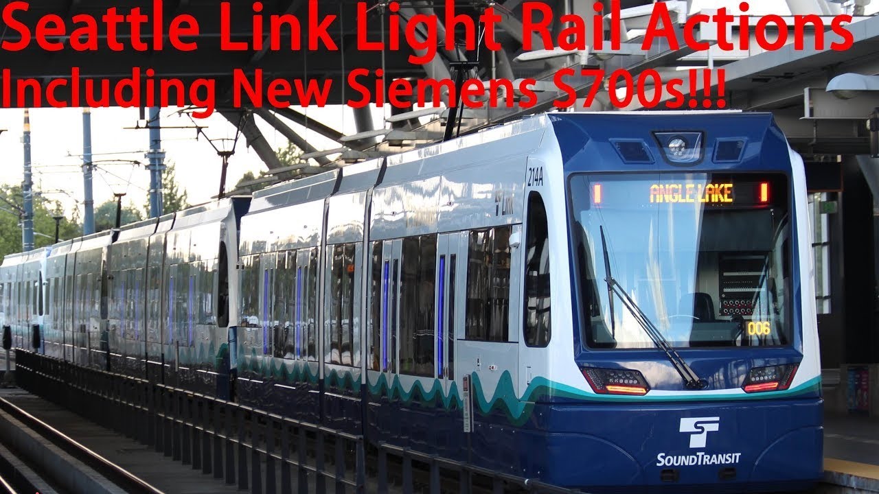 Seattle Sound Transit Link Light Rail Line 1(Central Link) Actions