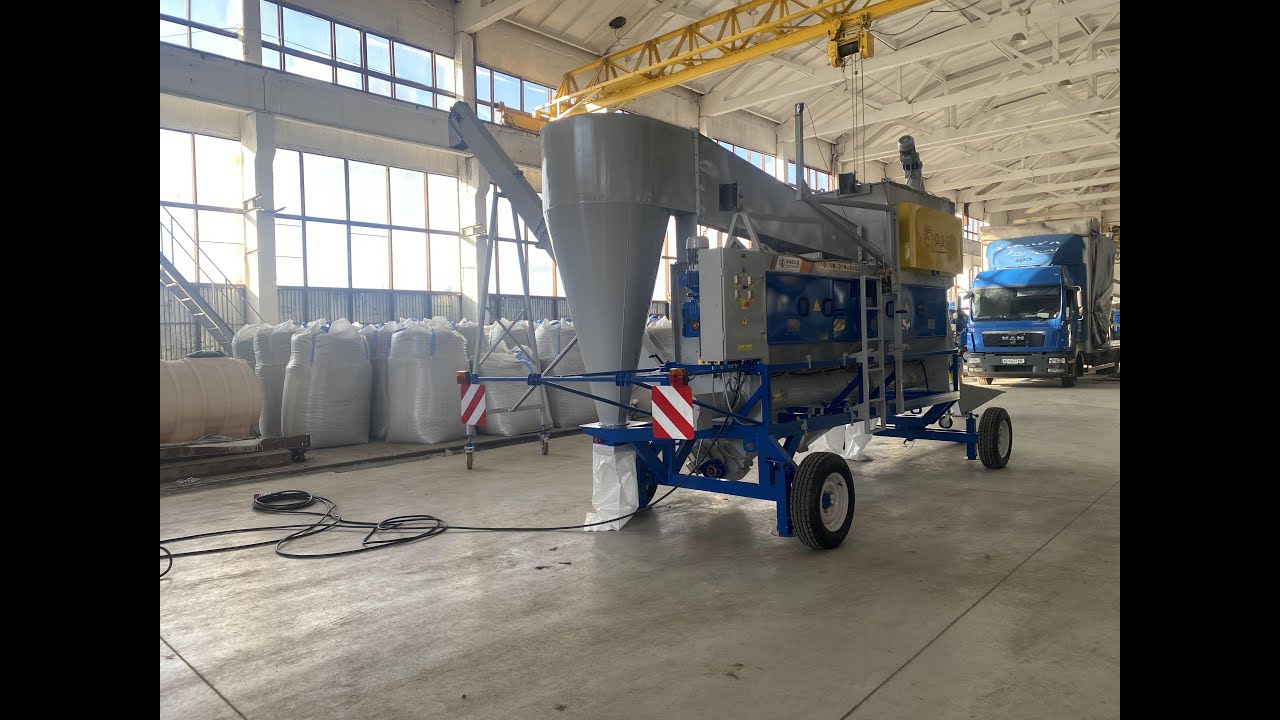 Mobile grain cleaner OBC-355CMA2  is an excellent machine for cleaning any grain and seeds