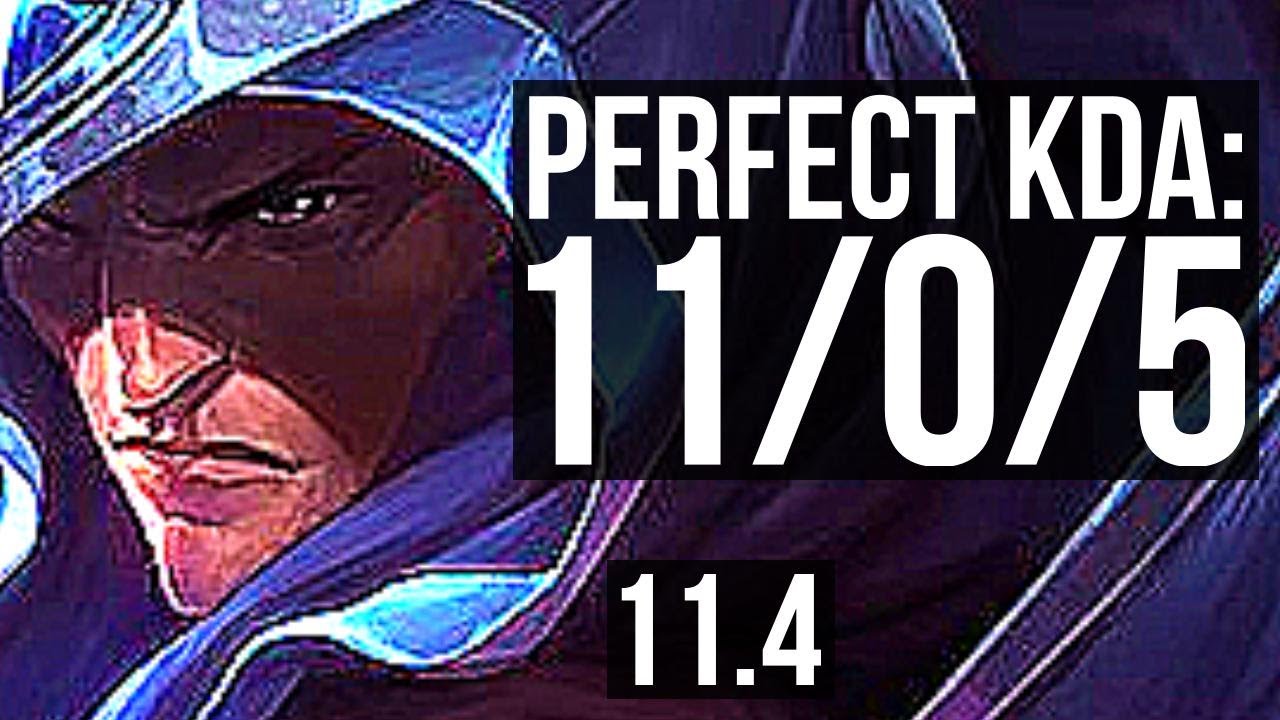 TALON vs ORIANNA (MID) | 11/0/5, 1400+ games, Legendary, 800K mastery | KR Master | v11.4
