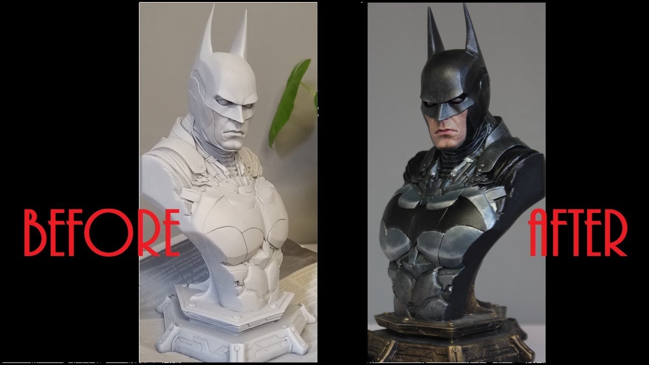 [SHOWCASE] Painting a 1/3 Scale Batman Arkham Knight Bust (Prime 1 Studio)