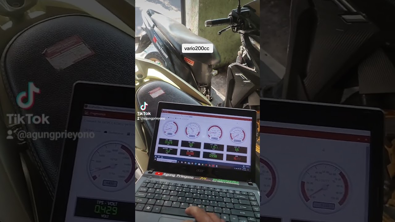 Remap ECU standar vario 200cc