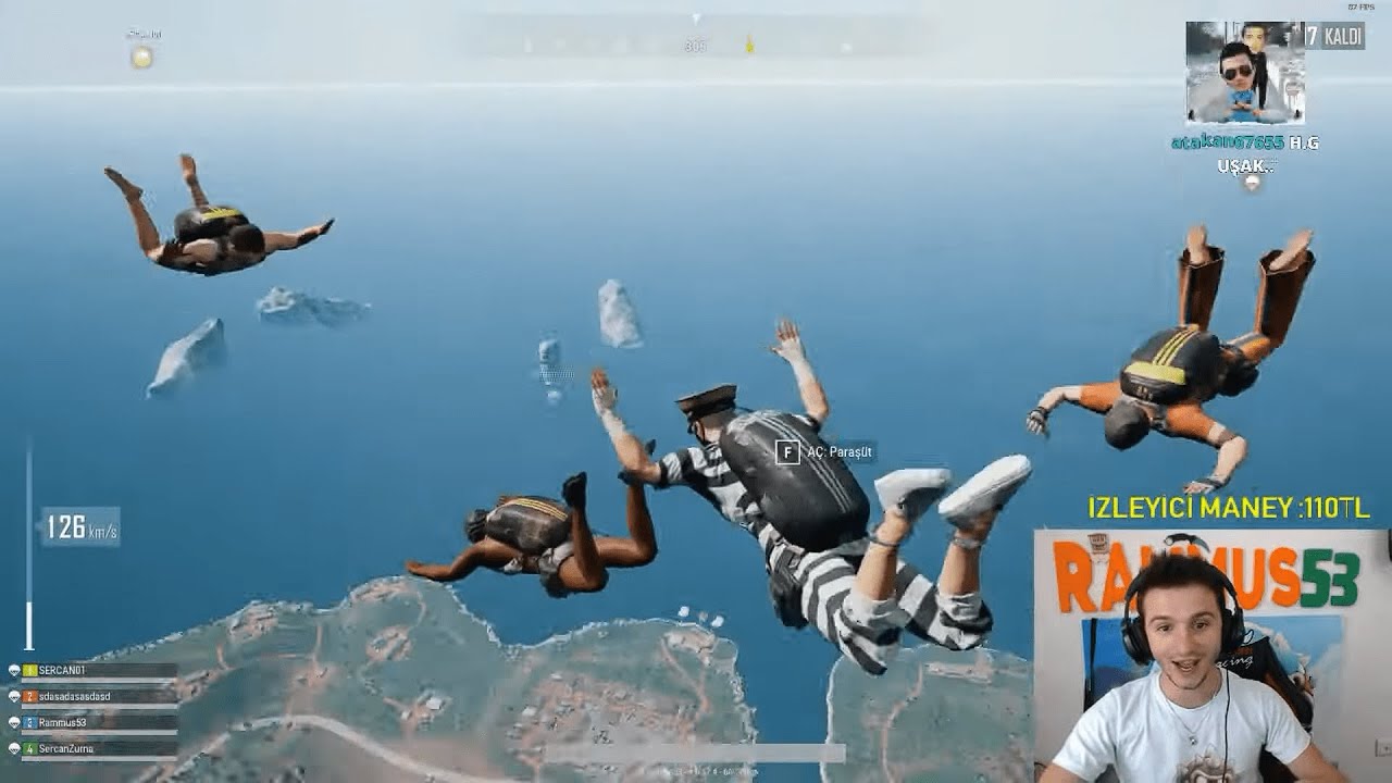 RAMMUS53, UBER, SERCAN VE JOSEPH SQUAD PUBG #1 (KREPINK ADAMI BIKTIRDIN)